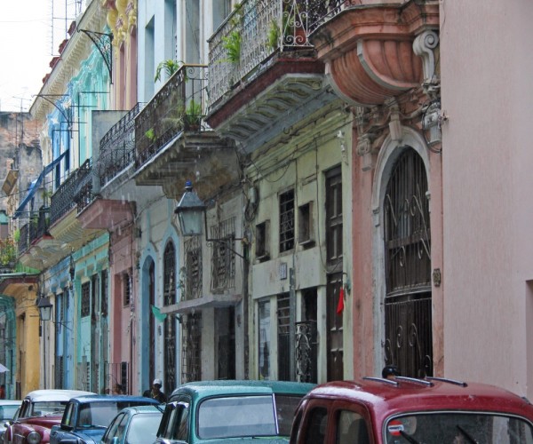 Havana Vieja Cuba vintage cars 